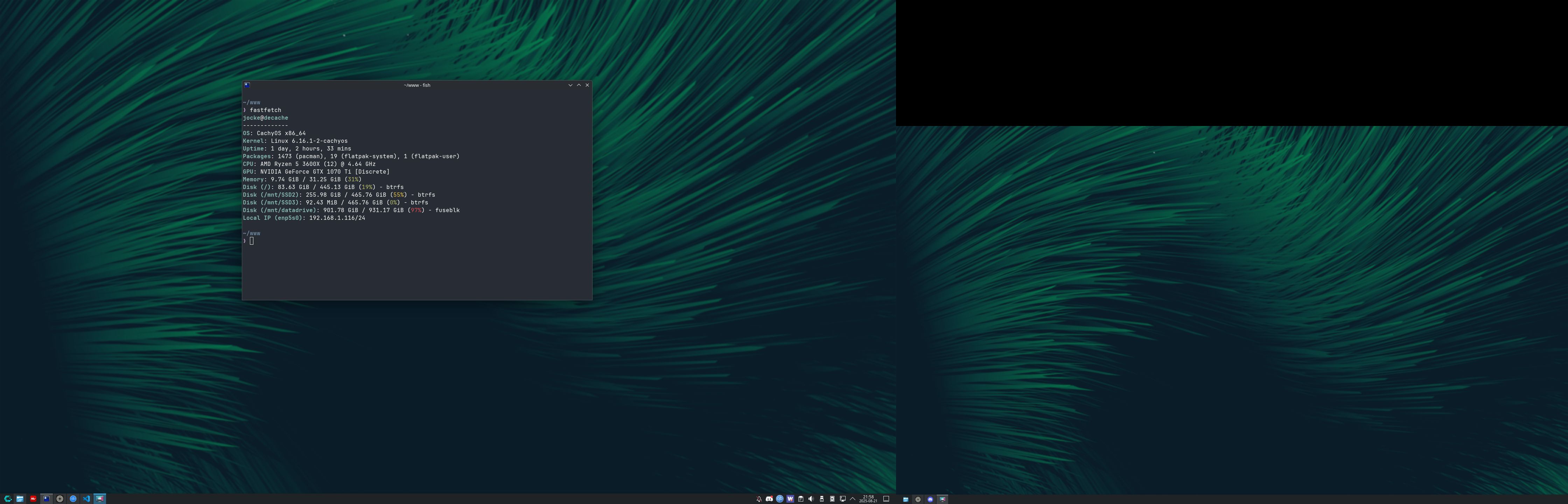 CachyOS Desktop